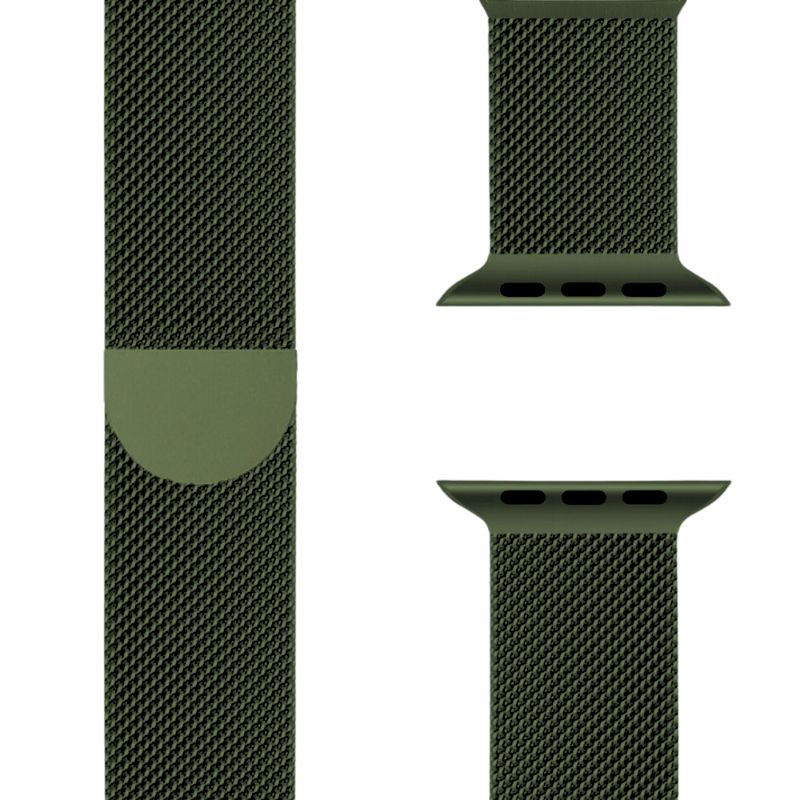 Luxe SteelFlex Milanese Apple Watch band, RVS constructie, met een sterke, verstelbare magneetsluiting.