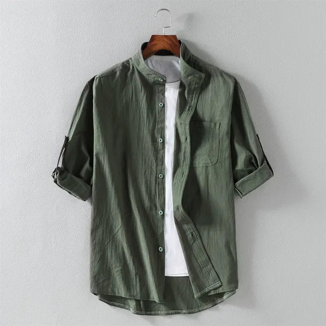 XXL kleding: Stijlvol heren overhemd voor grote maten, modern design en comfortabel voor elke man.