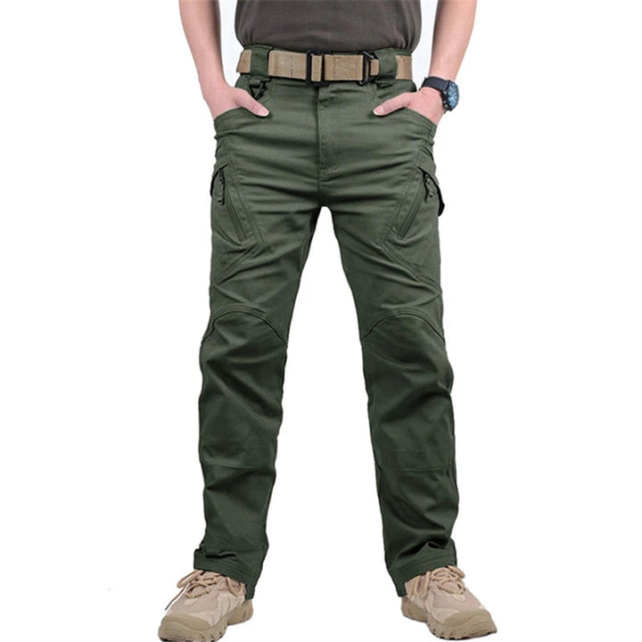 Robuuste tactische heren cargobroek, grote maten, met ruime zakken, ideaal voor outdoor.