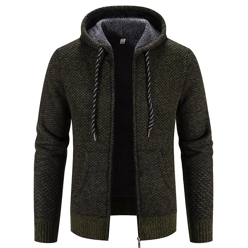Stijlvol heren vest met capuchon, warm en comfortabel. Perfect voor casual streetstyle en dagelijkse herenmode.