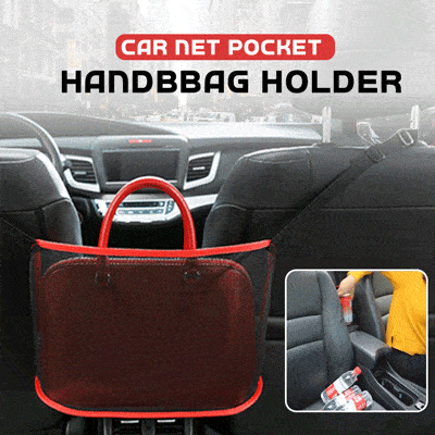 Zwarte universele autotas houder; houdt je tas veilig en georganiseerd in de auto.