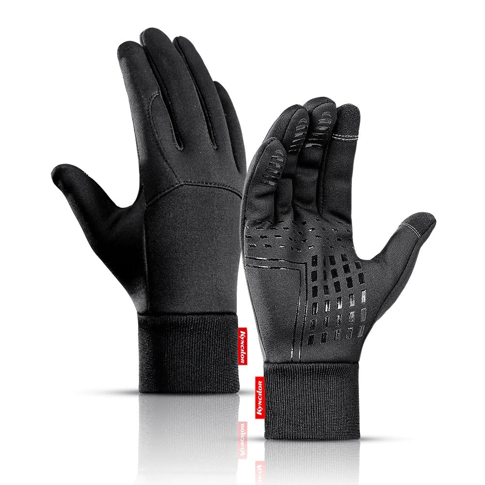 Unisex waterbestendige thermische winterhandschoenen, ideaal voor koudebestendige buitensport en fietsen.