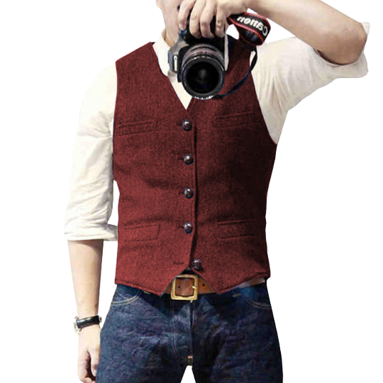 Trendy heren gilet Oliver, een eigentijds vest voor een modieuze en stijlvolle man. Ideaal voor diverse gelegenheden.