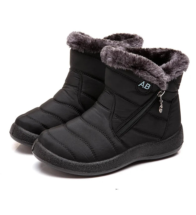 Comfortabele dames snowboots, waterdicht en warm, perfect als winterlaarzen.
