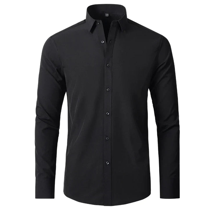Stijlvol kreukvrij herenoverhemd voor een nette, comfortabele look, ideaal voor zakelijk of casual gebruik.