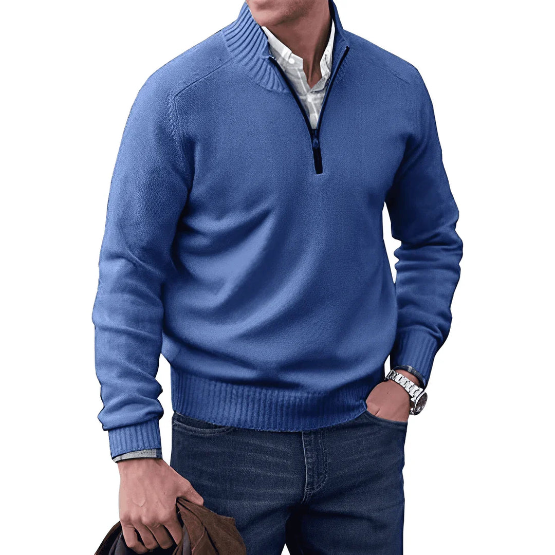 Heren ritstrui, essentieel comfortabel kledingstuk. Perfect voor een warme en stijlvolle winter.