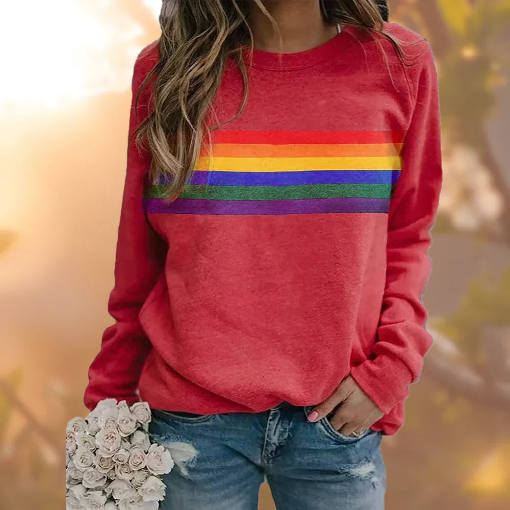 Gebreide dames winter trui met ronde hals. Comfortabel en warm, deze vrouwelijke trui combineert stijl en gezelligheid.