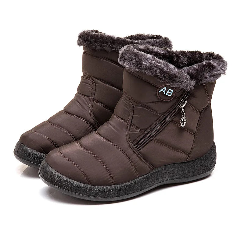 Stijlvolle dames snowboots, waterdicht en warm, perfect voor winterse dagen.