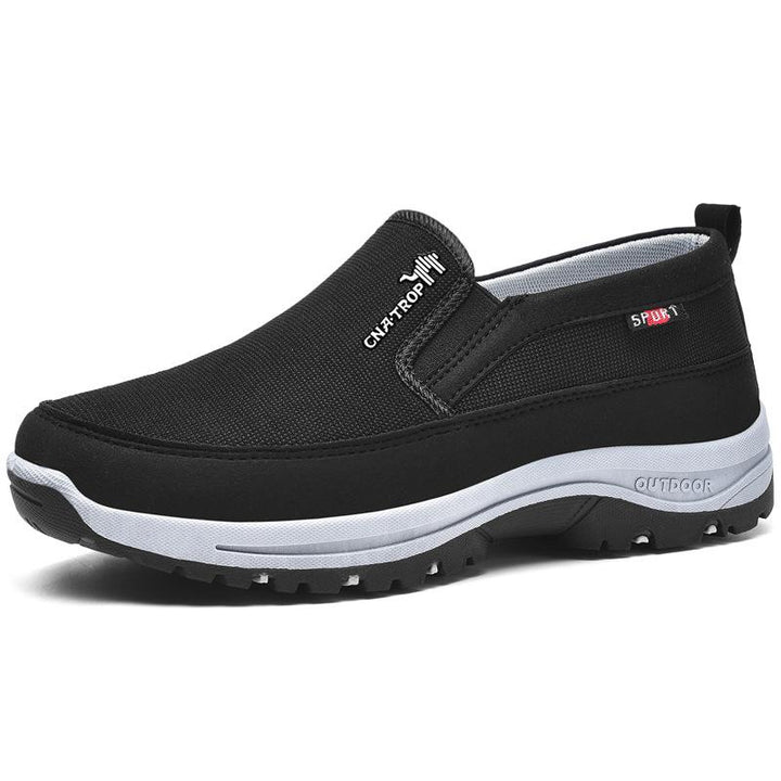 Comfortabele heren en dames wandelschoenen met ondersteunend voetbed. Perfect voor casual wandelen en dagelijks comfort.