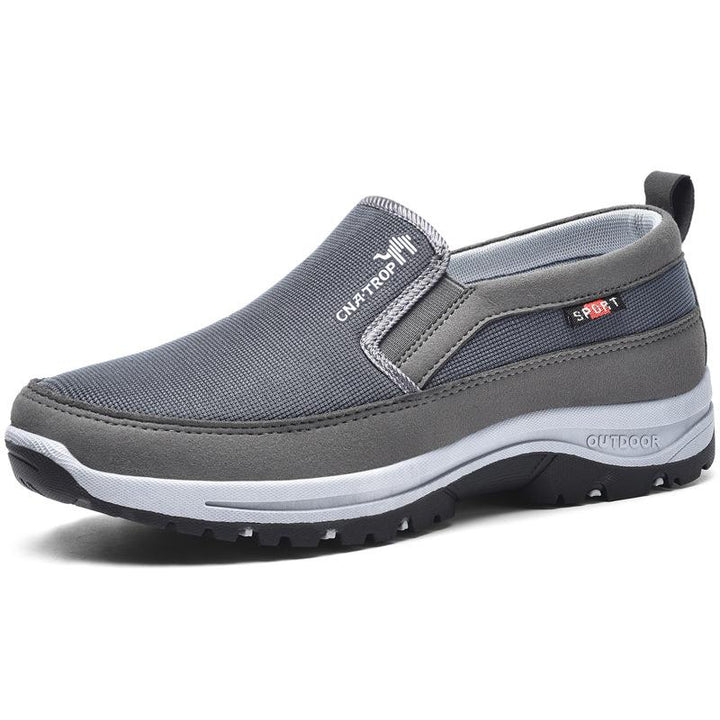 Comfortabele orthopedische heren schoenen Nolan, met ademend materiaal voor optimale ondersteuning tijdens wandelen.