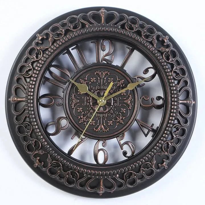 Elegante Elsa vintage wandklok; een klassieke blikvanger en praktische woondecoratie voor de muur.