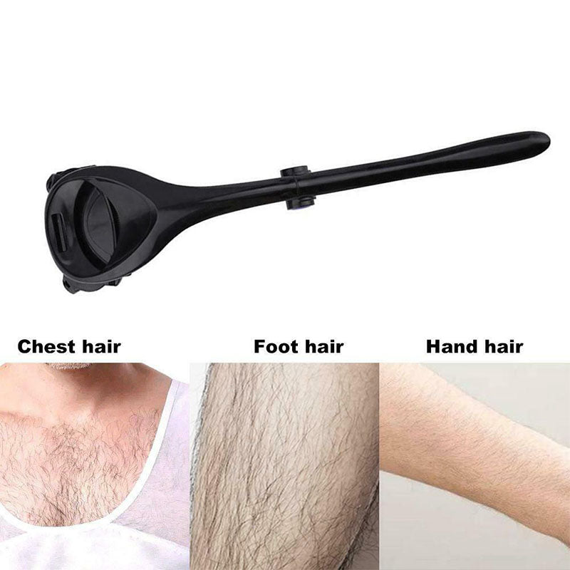 Professioneel heren rugscheerapparaat. Voor een veilige, grondige scheerbeurt en een zijdezachte, gladde rug.