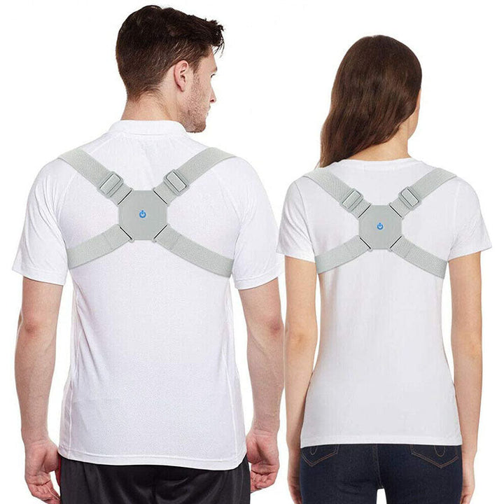 Houdingscorrector unisex, met vibratie alert voor directe houdingscorrectie, verlicht rugklachten.
