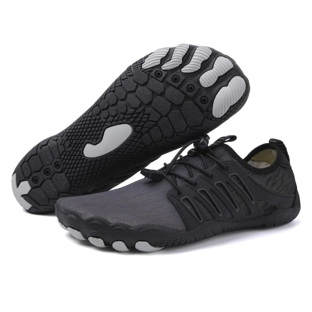 Orthopedische uniseks schoenen met optimale ondersteuning en comfort voor gezonde voeten; duurzaam en flexibel design.
