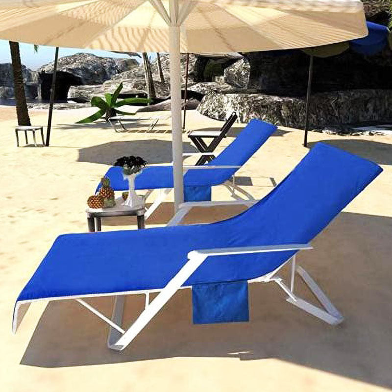 Opvouwbaar strandlaken accessoire voor dames, met veilige zakken, voor een zorgeloze zomerdag.