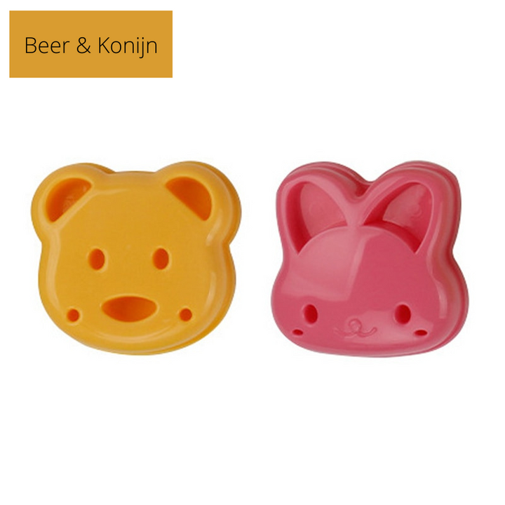 Gezonde snacks leuk maken: broodvormpjes voor creatief koken met kinderen.