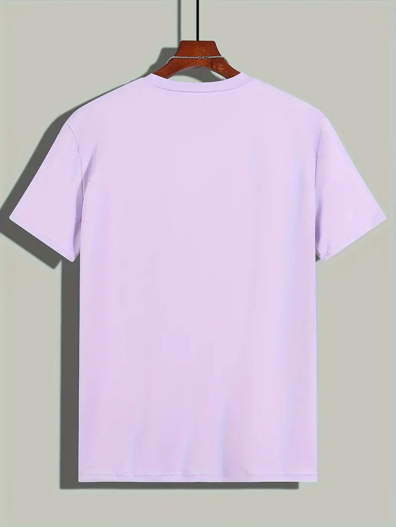 Heren T-shirt Nico, stijlvol effen, basisitem voor een complete en casual herengarderobe.