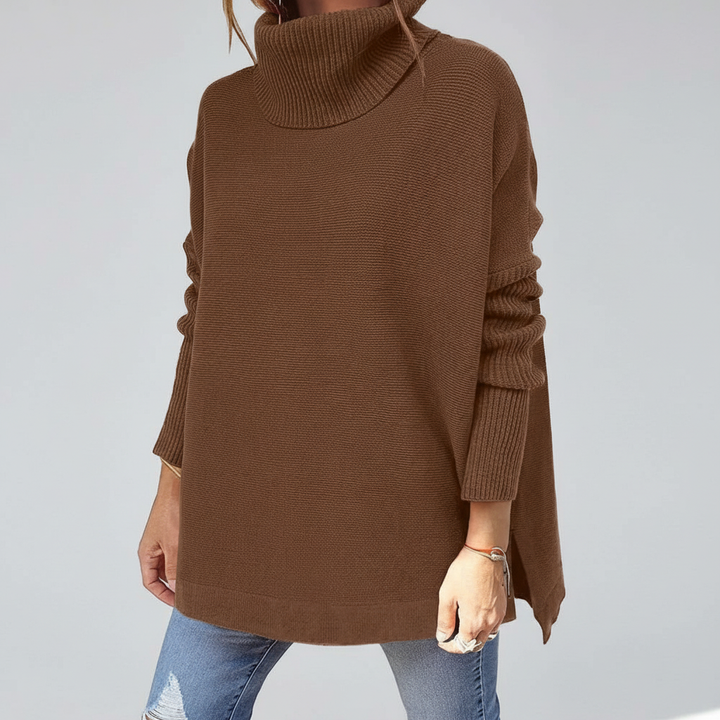 Heerlijk zachte dames comfort trui, perfect om thuis te loungen of buiten te dragen in de winter.