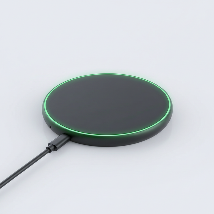 Geavanceerde 30W draadloze oplader met QuickCharge technologie, optimale prestaties en energie.