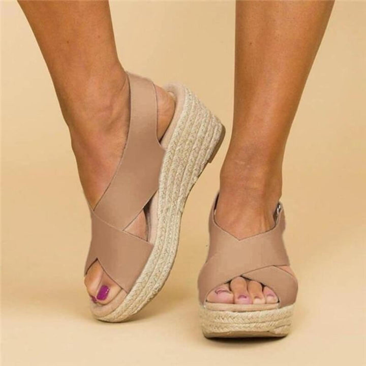 Elegante Serena dameszomer sandalen met orthopedische ondersteuning, ideaal voor comfortabel en pijnvrij lopen.