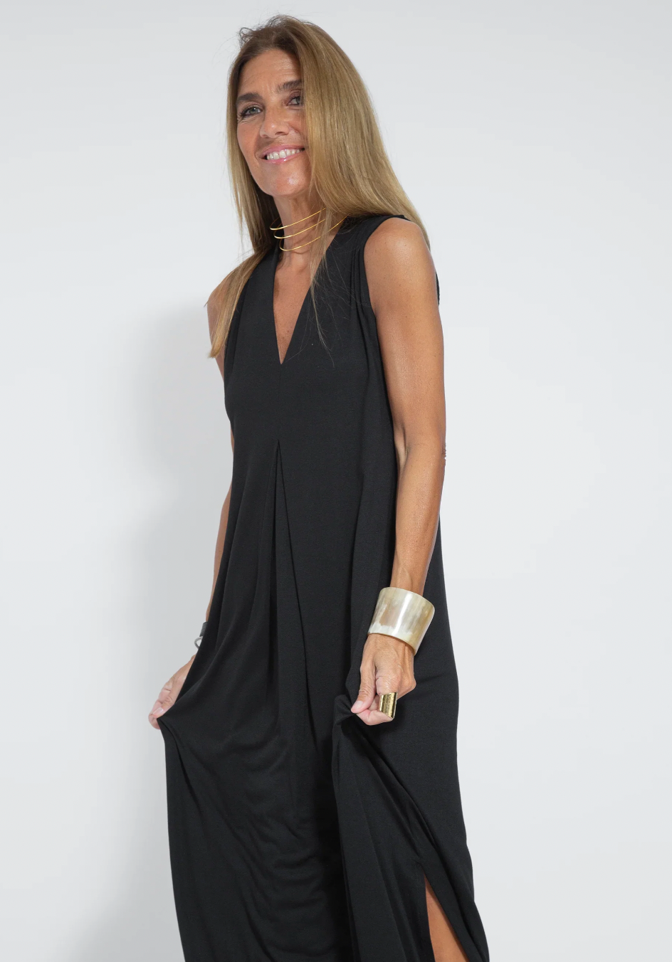 Lente/zomer tweedelige dames jurk & vest set, stijlvol en ademend voor warme dagen.