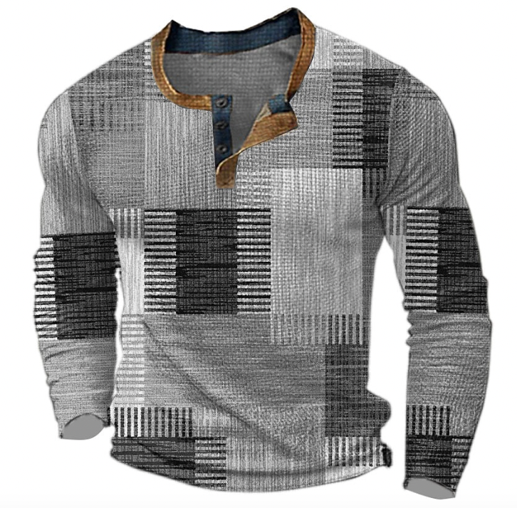 Groene Milo warme heren trui. Comfortabele klassieke winter trui voor een casual en stijlvolle uitstraling.