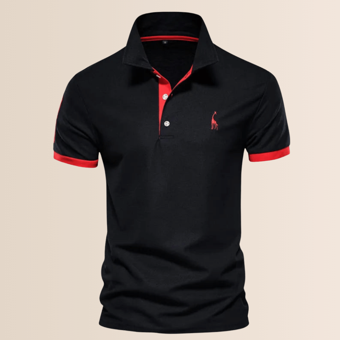 Comfortabel effen heren poloshirt met opstaande kraag, ideaal voor lente en zomer. Stijlvolle casual kleding herenmode.