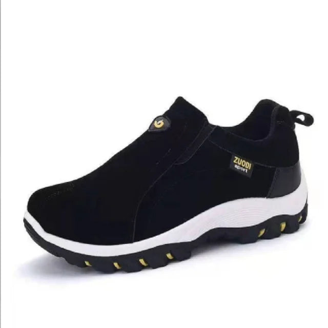 Paar heren hiking schoenen, klaar voor elk outdoor avontuur. Stevig en comfortabel design.