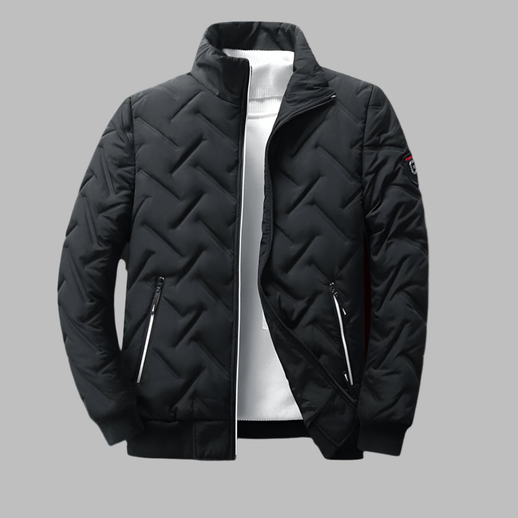 Heren windjack met volledige ritssluiting, ideaal als lichtgewicht bovenkleding voor herfst en winter. Geschikt voor outdoor.