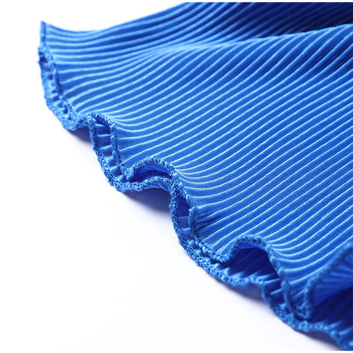 Dames broek van de combi set, met elastische tailleband voor extra comfort. Zomerkleding.