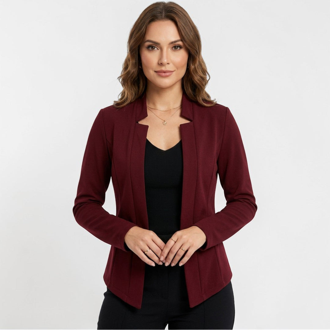 Elegante open dames blazer, een must-have voor elke damesgarderobe.