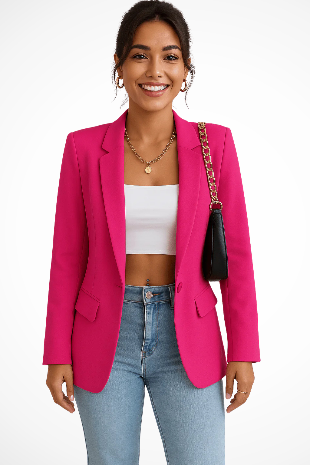 Dames blazer van hoogwaardige kwaliteit, comfortabel en modieus. Essentieel voor een complete look.