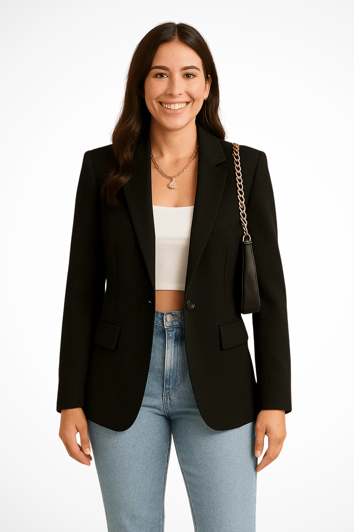 Elegante dames blazer, perfect voor zowel zakelijke als casual chic gelegenheden. Verfijnde bovenkleding.