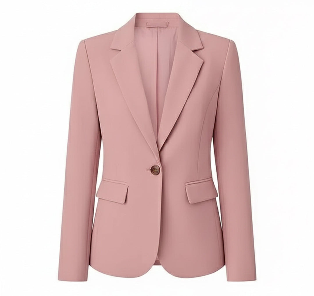 Elegante damesblazer, perfect voor zakelijk of casual chic. Comfortabele pasvorm, modieus design voor elke gelegenheid.
