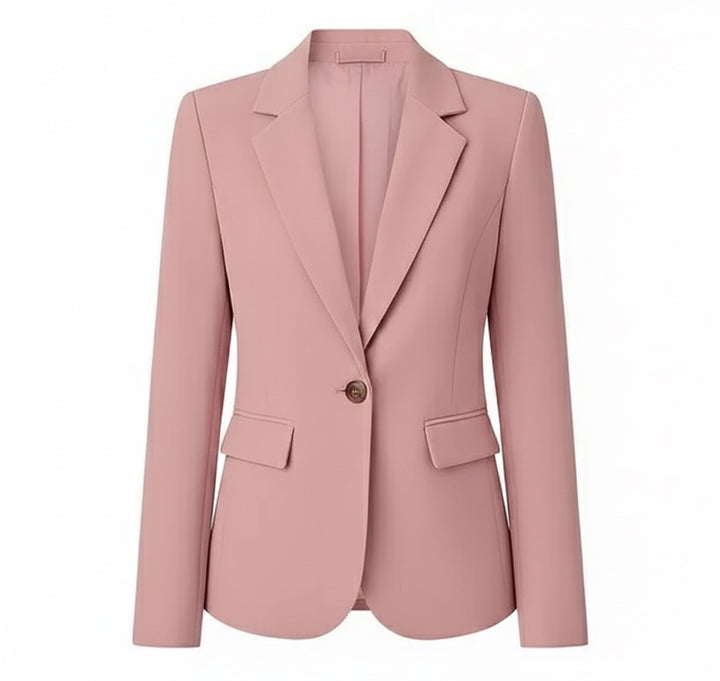 Elegante damesblazer, perfect voor zakelijk of casual chic. Comfortabele pasvorm, modieus design voor elke gelegenheid.