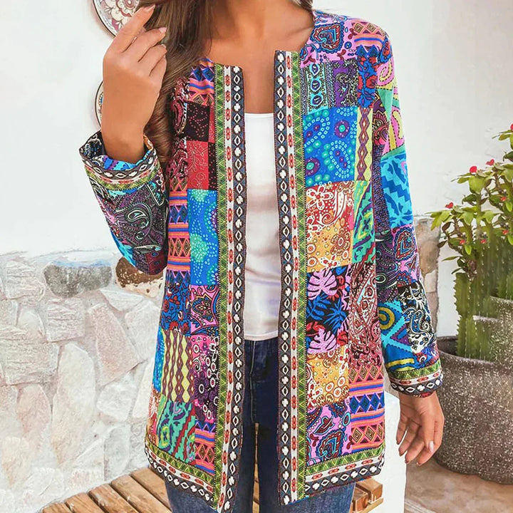 Comfortabel gebreid rood vest voor vrouwen, modieus en in retro stijl. Perfect voor een casual look.