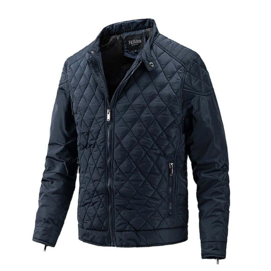 Hoogwaardige herenjas, comfortabel en veelzijdig. Een stijlvolle keuze voor dagelijkse mode.