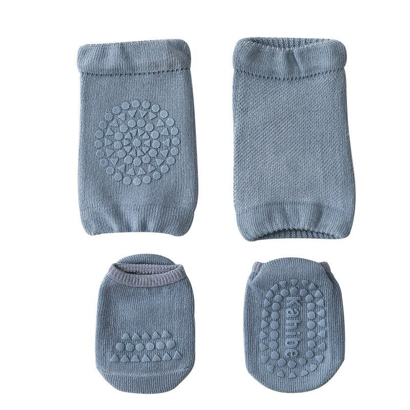 Comfortabele en veilige anti-slip kniebeschermers voor baby's; stimuleert vrij bewegen en ontdekken.