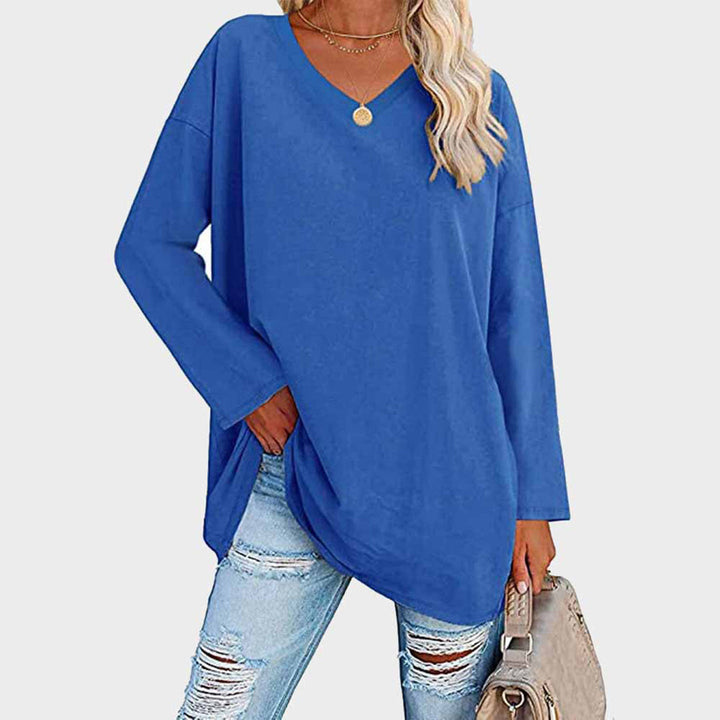 Elegante Hoymans dames top met lange mouwen, perfect voor chique & casual looks. Veelzijdig en modieus.