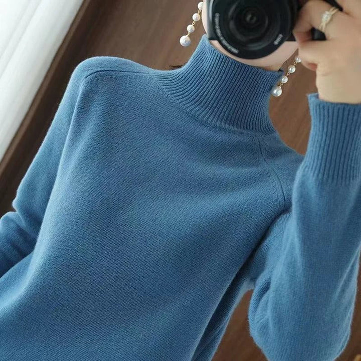 Elegante dames coltrui, perfect voor veelzijdige outfits. Comfortabele trui voor stijlvolle wintermode.