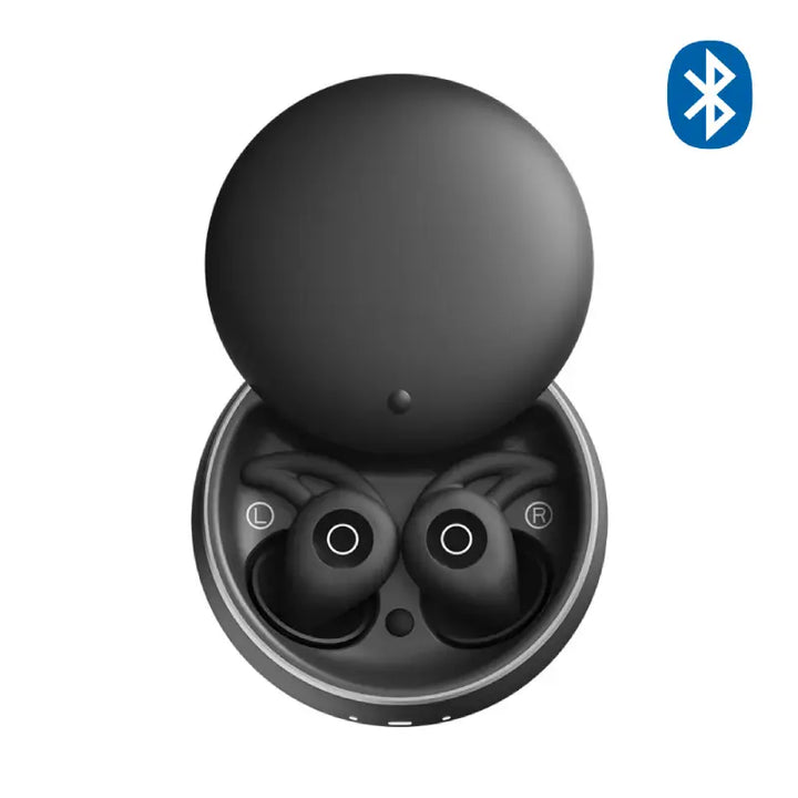 Draadloze motor oordopjes met Bluetooth voor helder geluid en handsfree bellen, unisex design.