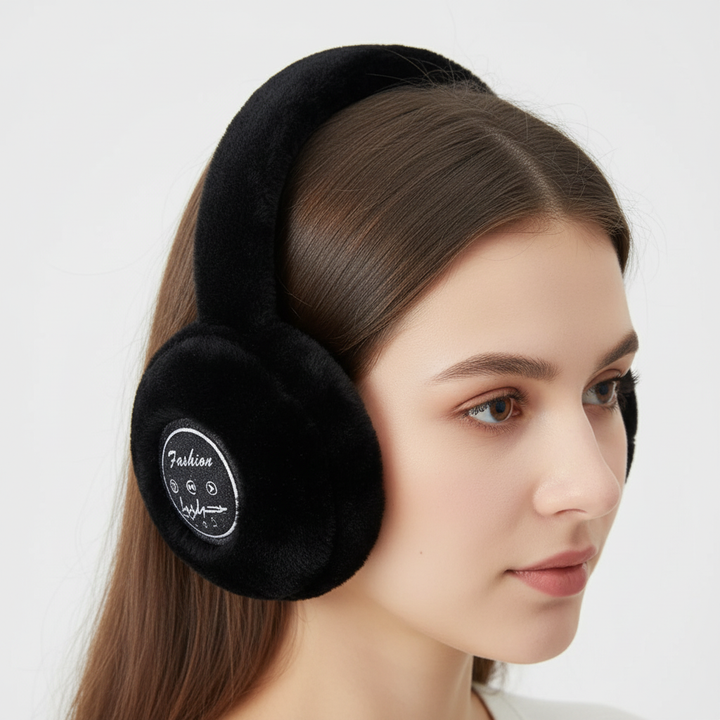 Comfortabele winter gehoorbescherming met Bluetooth voor muziek, houdt oren warm en veilig.