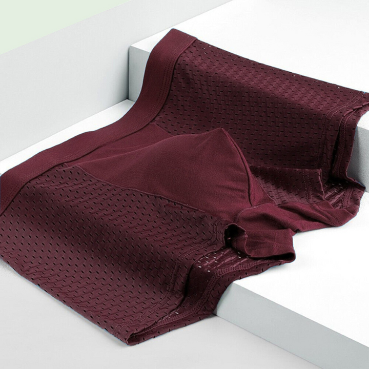 Grote set comfort boxers heren van bamboe (10 stuks). Ademend ondergoed voor langdurig draagcomfort.