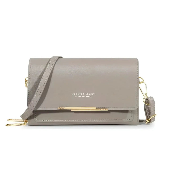 Compacte PU-leren handtas voor dames, ideaal voor essentials, met een elegante uitstraling.