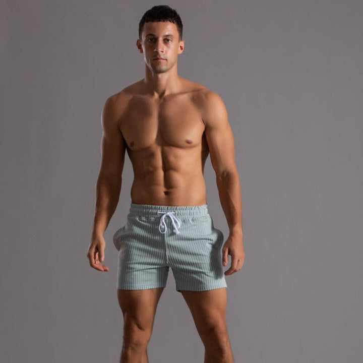 Stijlvolle heren sportshort met stretch, perfect voor actieve zomerkleding & vrijetijd.