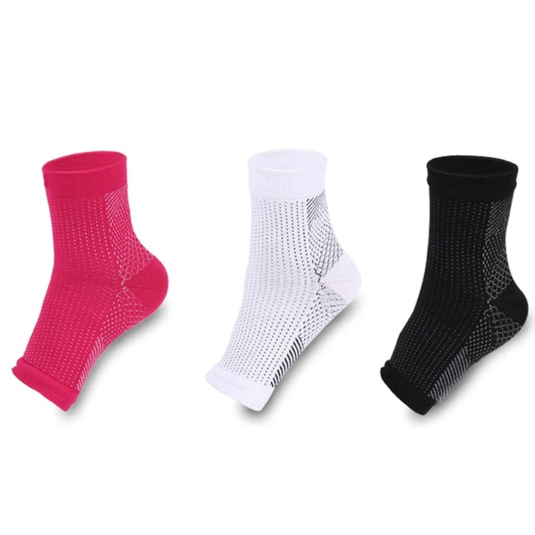 Hoogwaardige unisex compressiesokken voor dagelijks comfort en effectief herstel. Ondersteunt bij actieve inspanning.