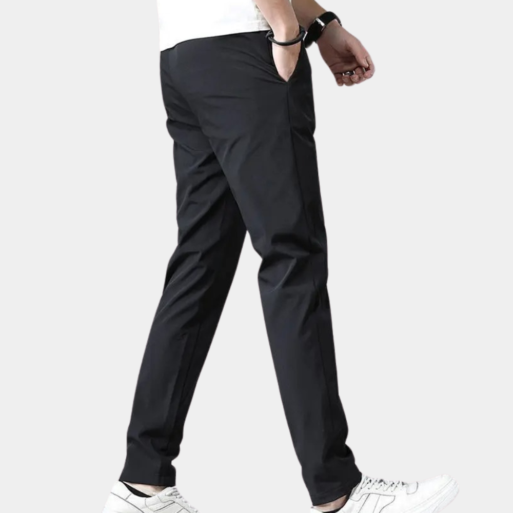 Comfortabele heren zomerbroek, sneldrogend en lichtgewicht, perfect voor reizen en outdoor avonturen.