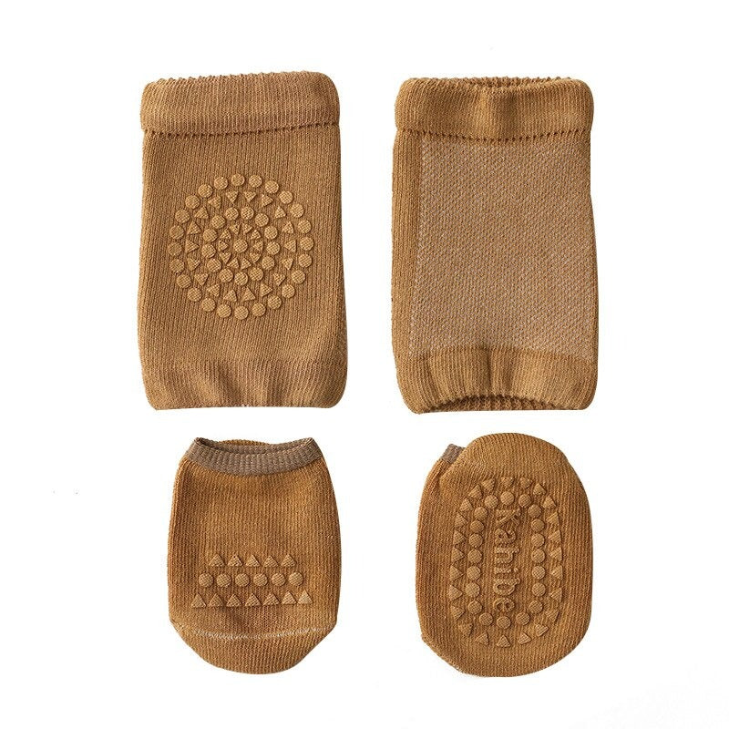 Optimale bescherming voor kruipende baby's: deze anti-slip kniebeschermers zijn een must-have accessoire.