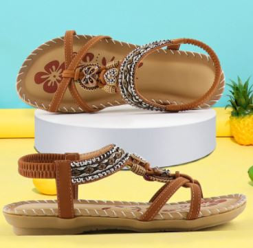 Volledige productfoto van de Bohemia dames zomer sandalen, comfortabel en modieus voor zomerse mode.