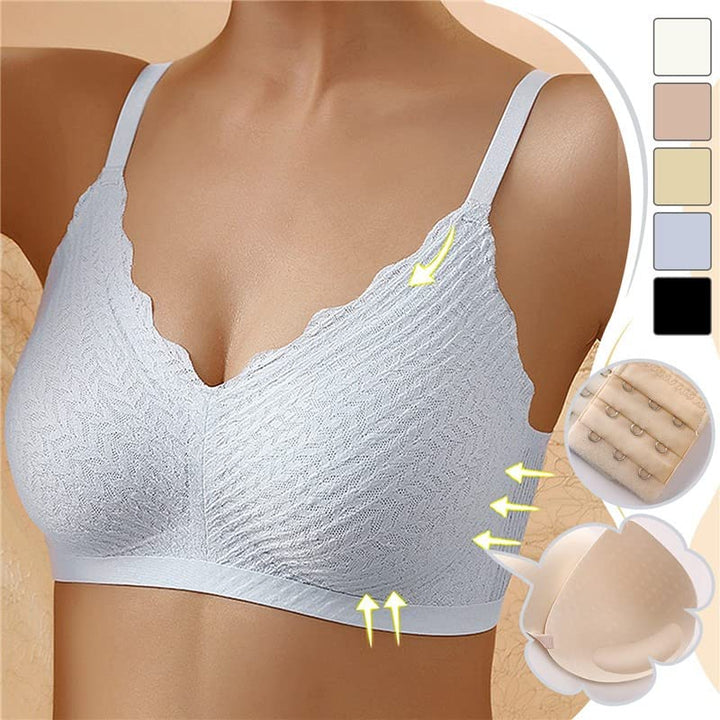 Zachte beugelvrije bralette set voor dames (2 stuks), Sienna, perfect als ondergoed voor dagelijks gebruik.